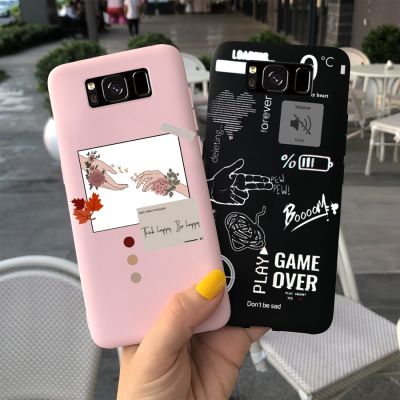 สำหรับ Samsung S8 / S8 Plus Case ใหม่พิมพ์ปลอกซิลิโคนอ่อนนุ่มบางสำหรับ SamsungS8 S 8 + ปกหลัง