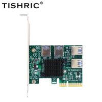 Tishric Pci Express Multiplier Pci-e Riser 010 1ถึง4 Pcie Usb 3.0 Hub X16 4x 009S Riser สำหรับการ์ดแสดงผลสำหรับการขุดแร่ Eth Btc