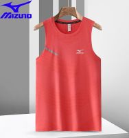 ✉☢Mizuno เสื้อคลุมเสื้อกล้ามระบายอากาศและเหงื่อสำหรับผู้ชาย,เสื้อโค้ทกันหนาวแห้งเร็วสำหรับวิ่งเสื้อกั๊กแขนกุดเดินป่าและออกสนาม