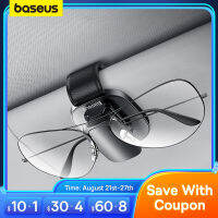 Baseus ที่ใส่แว่นตาในรถยนต์คลิปเก็บแว่นตาสำหรับ Audi Bmw Auto Interior Organize Accessories Car Sunglasses Holder