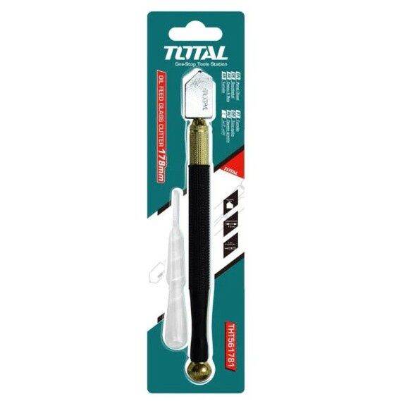 Glass Cutter Knife TOTAL THT561781 Pisau Potong Kaca Pen Oil Glasscutter Alat Pemotong Kaca