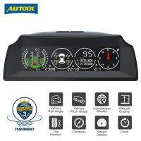 AUTOOL X91 จีพีเอสอัจฉริยะ อเนกประสงค์ ตรวจสอบลมยาง TPMS OBD2 HUD อัตโนมัติ สำหรับรถยนต์