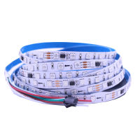 WS2811 DC24V 12V แถบไฟ Led 5M 60Leds/M,IP30/65 10ชิ้น Ws2811 Ic/ เมตร,PCB สีขาว,ดิจิทัลที่แอดเดรส2811แถบไฟ Led