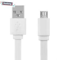 HUALANG สายโทรศัพท์มือถือ30ซม. สาย USB ไมโคร USB ยูเอสบีสายข้อมูล USB USB สายไฟสายชาร์จไมโครไมโคร USB USB เส้นก๋วยเตี๋ยว