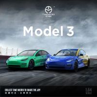 Time Micro 1:64 Model Car Tes Model3อัลลอยด์ Die-Cast Vehicle - Feken &amp; Spoon Version