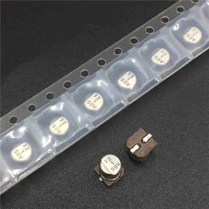 10pcs-100pcs-1uf-50v-nichicon-wx-series-4x5-4mm-50v1uf-chip-type-smd-aluminum-electrolytic-capacitor