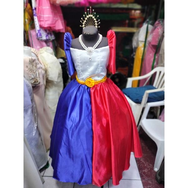 filipiniana flag gown for kids/adult | Lazada PH