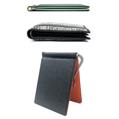 【JH】Fashion Men Wallet Short Skin Wallets Purses PU Leather Money Clips Sollid Thin Wallet Men Purse ID Credit Card Cash Holder