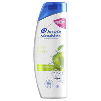 ( X 2 )  *Free Shipping* HEAD &amp; SHOULDERS Apple Fresh Anti-Dandruff Shampoo 330 ml. *ส่งฟรี* Head &amp; Shoulders - เฮดแอนด์โชว์เดอร์แชมพูแอปเปิลเฟรช 330มล.