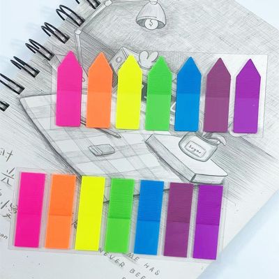 200 sheets Color Fluorescence Adhesive Memo Notes Sticker Paper Student office Supplies