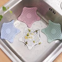 Starfish Kitchen Sink Filter Bathroom Accessories Hair Anti-blocking Filter Sewer Block Suction Floor Drain Bathtub Strainer Dishracks Sink accessorie