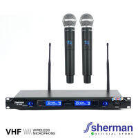 Sherman ชุดรับ-ส่งไมโครโฟนไร้สาย VHF รุ่น ZL-306 Plus