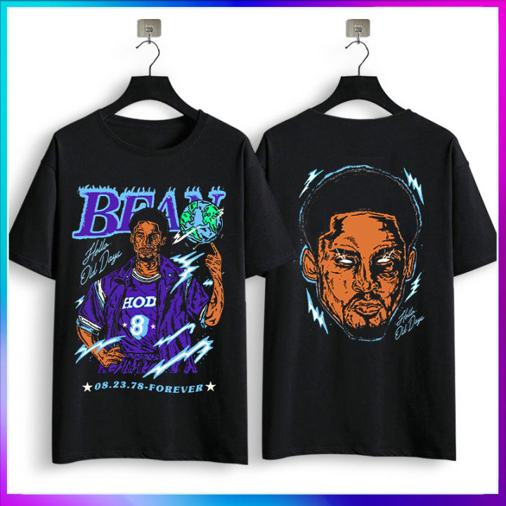 Men's Oversized T-shirt in Black - Kobe Bryant