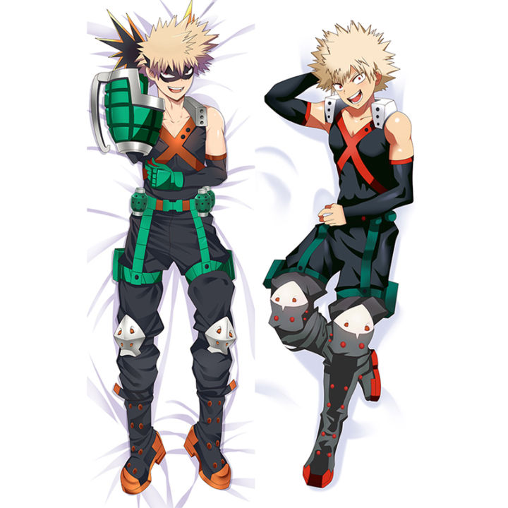 Anime My Hero Academia Bakugo Katsuki Hugging Body Waifu Pillow Case ...