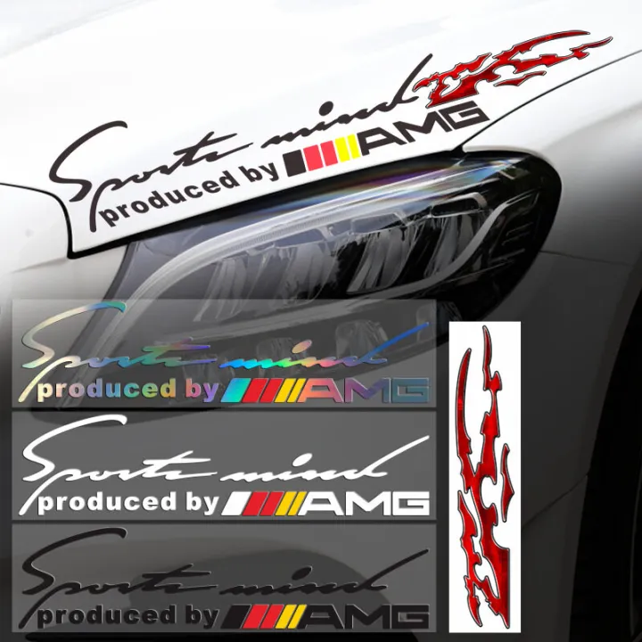 The New Car Head Cover Decoration Sticker Is Suitable For MercedesBenz