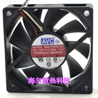 Fnhg AVC DA07020R12U ต้นฉบับ12V 0.70A 7ซม. 7020พัดลมคอมพิวเตอร์ไฮดรอลิก3สาย