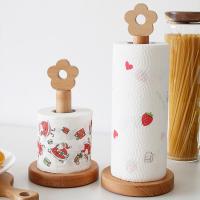 Roll Paper Holder Flower Shape Top Napkin Stand Anti-Slip Standing Tissue Roll Paper Stand for Kitchen Napkin chair holder