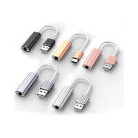 ที่มีคุณภาพสูง USB เพื่อ3.5มิลลิเมตรแจ็คสเตอริโอชุดหูฟังเสียงอะแดปเตอร์เคเบิ้ลการ์ดเสียงภายนอกแจ็ค5สีตัวเลือก