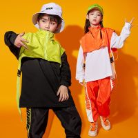 [COD] childrens boys vest hip-hop street dance trendy bombing catwalk suit functional middle and big autumn