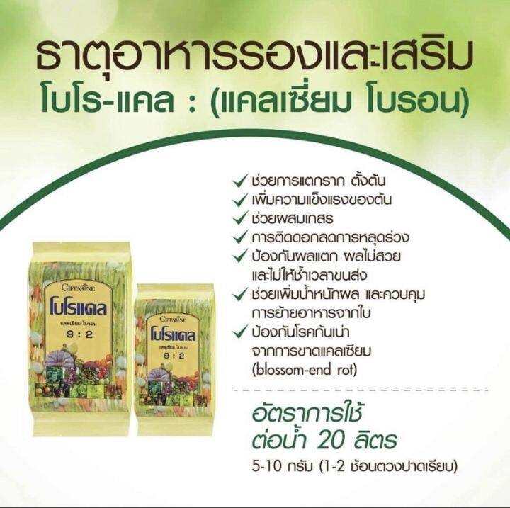 เซทพื้นฐานของการให้ปุ๋ยทางใบ-ปุ๋ยน้ำทางใบ-สารจับใบ-แคลเซียมโบรอน-แคลเซียมพืช-วัคซีนพืช-ปุ๋ยกิฟฟารีนแท้-100