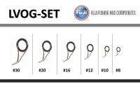 ชุดไกด์ Fuji LVOG SET O Ring LV Stainless Guides - 6 ชิ้น. เบอร์ : 30,20,16,12,10,8