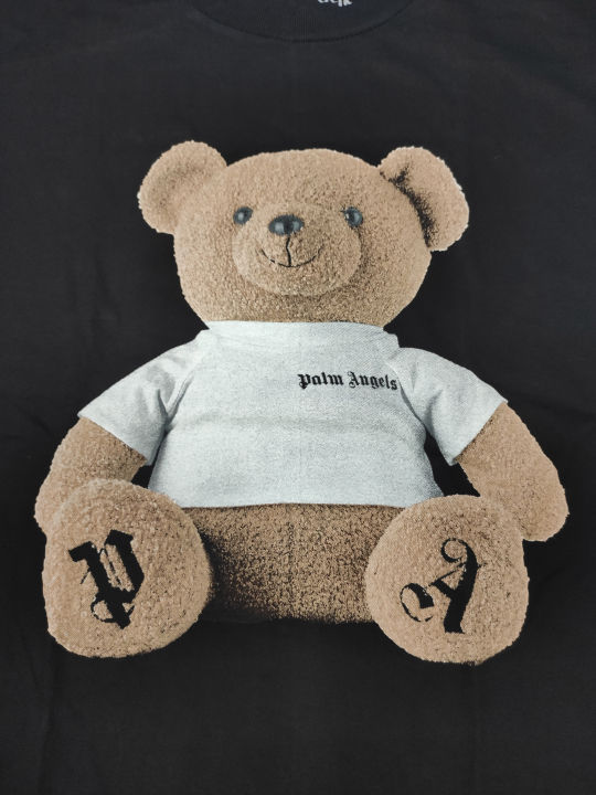 palm-angels-เสื้อยืด-คอกลม-แขนสั้น-แฟชั่น-หมี-ปาล์ม-แองเจิ้ล-teddy-bear-unisex