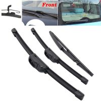 ✗▧✴ Car Front amp; Rear windshield wipers wiper Windscreen Window wipers blades For FIAT Panda Type 169 2004 - 2012