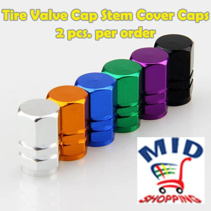 Tire Valve Cap Stem Cover Caps 2 pieces Lazada PH