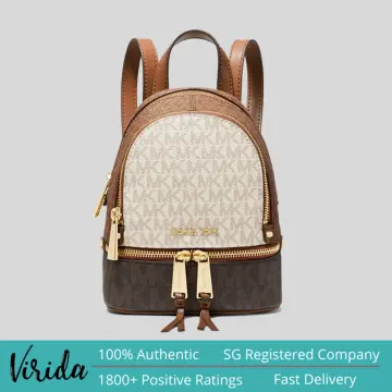 Michael kors rhea mini hotsell logo backpack