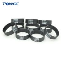 Powge Mxl เข็มขัดจับเวลา45ฟัน36 Mxl 037กว้าง6.35มม. 9.5มม. B45ยาง M037สายพานซิงโครนัส B45mxl 36mxl 45ซี่