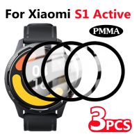 3D Curved Screen Protector for Xiaomi Watch S1 Active Soft Anti-scratch PMMA Protective Film for Mi Watch S 1 Active Not Glas