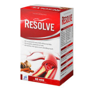 Resolve, hỗ trợ giảm cholesterol máu, hạn chế nguy cơ xơ vữa động mạch