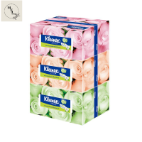 (แพ็ค 3 กล่อง) Kleenex Floral Facial Tissue คลีเน็กซ์ ฟลอรัล กระดาษทิชชู่เช็ดหน้า 135 แผ่น รหัสสินค้าli0537pf