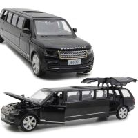 1:32 Alloy Stretch Limousine Diecast Cars Model Toy With Pull Back Sound Light Children Car Toys for kids gifts