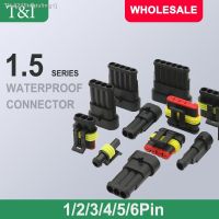 ❡ 1 Set 1.5 AMP series 1P/2P/3P/4P/5P/6 Pins TE car connector DJ7041-1.5-11/21 282080-1 docking terminal waterproof connector