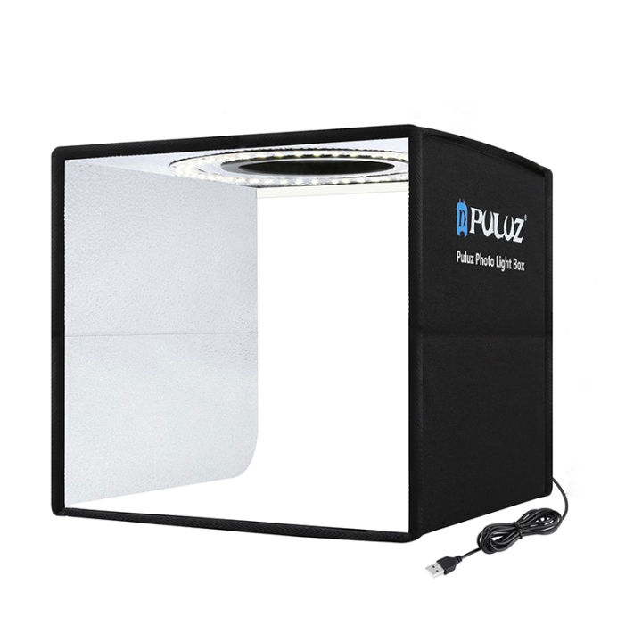 puluz-studio-box-ตู้ถ่ายภาพสินค้าขนาด-25-เซนติเมตร-พร้อมไฟ-led-และฉากหลัง-12-สี