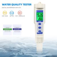 3 in 1 PH EC TEMP 0.01 Meter Waterproof Digital EC pen with Automatic temperature compensation for aquarium 30%off