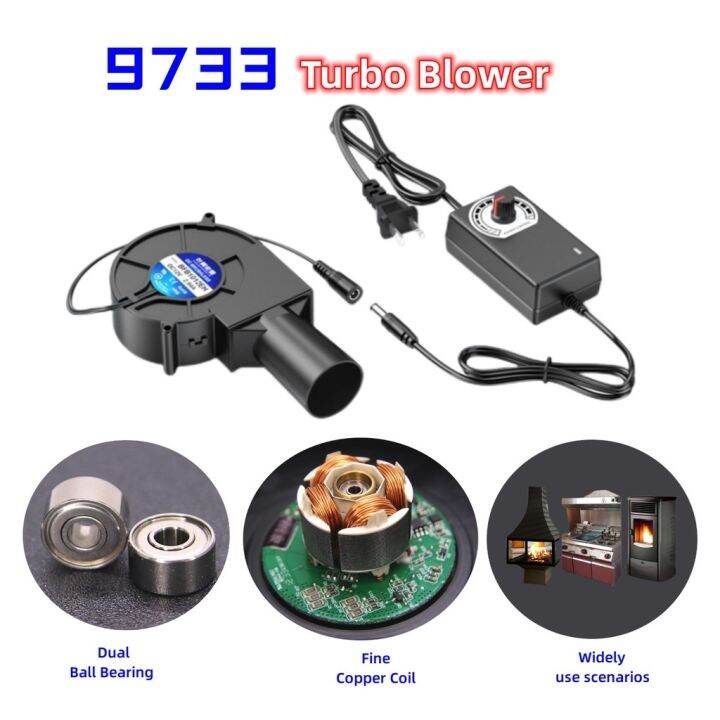 【Ready in Manila】 110V 220V BBQ Blower Charcoal Fan Electric Blower