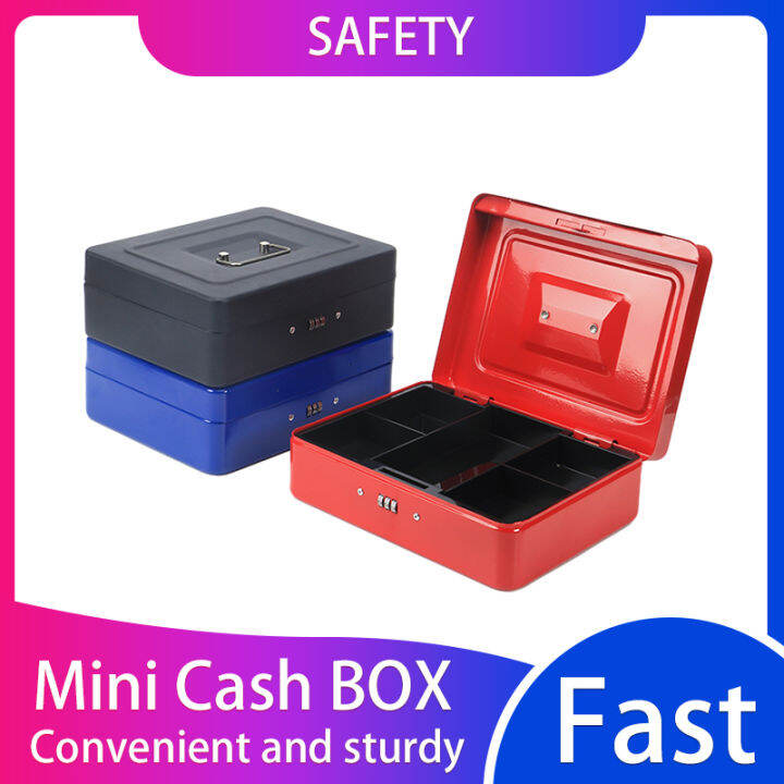 Password style Cash Box/ Portable Money Secret Security Safe Box Lock ...