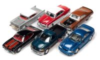 RC 1:64 Ford Mustang คอลเลกชันรุ่นรถยนต์ของเล่นจำลองการหล่อโลหะ