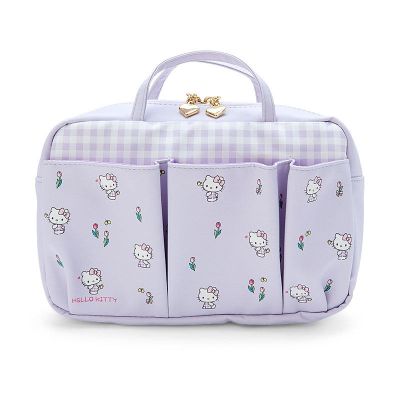Japanese New Cartoon Girl Heart Katie Cosmetic Bag Small And Cute Girl Handbag Fashionable Large Capacity Storage Bag Trendy 【AQUA】۞✿┋