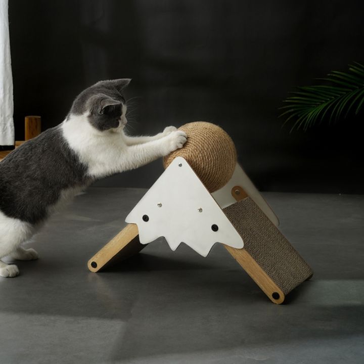 cats-scratcher-ball-cats-scratching-board-pet-scratch-cardboard-ของเล่นลูกแมวลูกฟูก-scratch-balls-เฟอร์นิเจอร์ป้องกัน