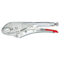 KNIPEX Tools - Locking Pliers, Round Jaws, Chrome (4104250)