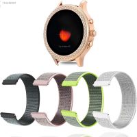 ▨♟✘ 18MM Nylon Loop Band For Vivoactive 4S/Venu 2s Tic Watch C2 Correa smart watch For 70Mai Saphir For IMILAB W11 Silicone strap s