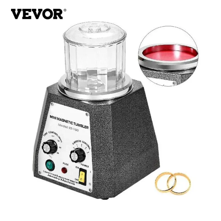 VEVOR KT100 Pin Tumbler Polishing Machine Mini Jewelry Rotary
