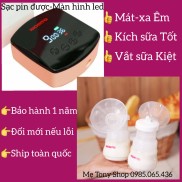 Sạc Pin Được Máy Hút Sữa Điện Đôi Hichito Nhật Bản Massge Siêu Êm -Vắt Sữa