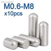 10pcs/LOT M0.6 M0.8 M1 M1.2 M1.5 M1.8 M2 M2.3 M2.5 M2.8 M3 M4 M5 M6 M8 304 A2-70 Stainless Steel Cylindrical Pin Locating Dowel