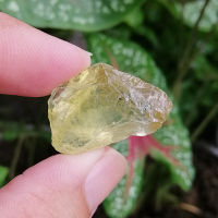 Lemon Quartz เลมอน ควอส น้ำหนัก 27.35 กะรัต พลอยก้อน ดิบ แท้ ธรรมชาติ พลอยแท้ หินแท้ หินอัญมณี