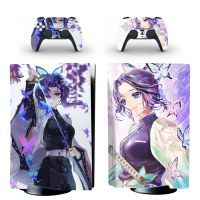 Demon Slayer PS5 Standard Disc Skin Sticker Decal Cover for PlayStation 5 Console amp; Controller PS5 Disk Skins