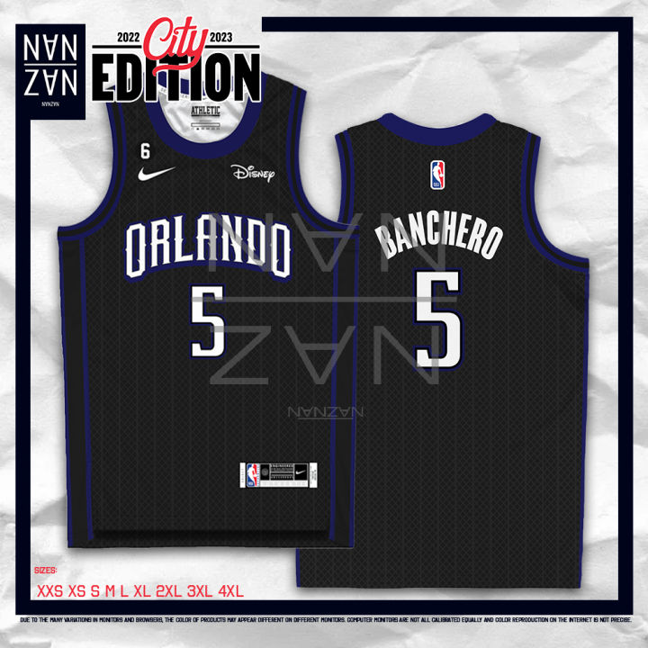 Orlando Magic Paolo Banchero 2022-23 Black City Edition Jersey